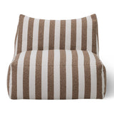 Brown Stripes 8-Piece Outdoor Sofa | Oroa Modern Lanuza | Oroa.com