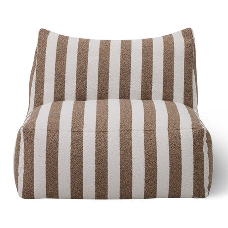 Brown Stripes 8-Piece Outdoor Sofa | Oroa Modern Lanuza | Oroa.com