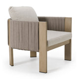 Gray Rope Outdoor Lounge Chair | OROA Modern Salvora