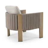 Gray Rope Outdoor Lounge Chair | OROA Modern Salvora