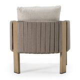 Gray Rope Outdoor Lounge Chair | OROA Modern Salvora