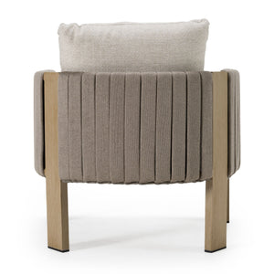   Gray Rope Outdoor Lounge Chair | Oroa.com