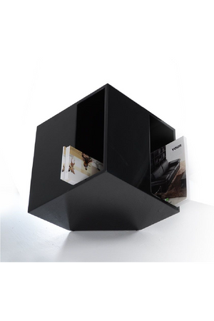 Tilted Cube Magazine Holder End Table | OROA Modern Book | Oroa.com
