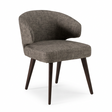 Gray Curved-Back Dining Chair | OROA Modern Carlton | Oroa.com