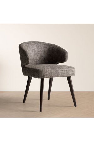 Gray Curved-Back Dining Chair | OROA Modern Carlton | Oroa.com