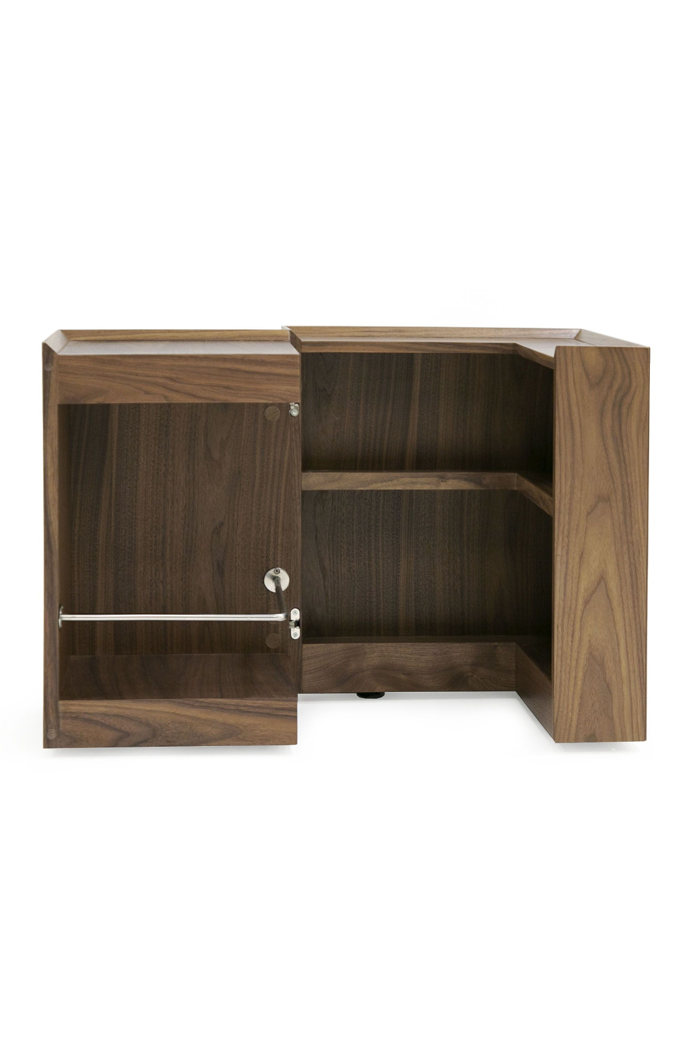 Wooden Storage Wheeled End Table | OROA Modern Delight | Oroa.com