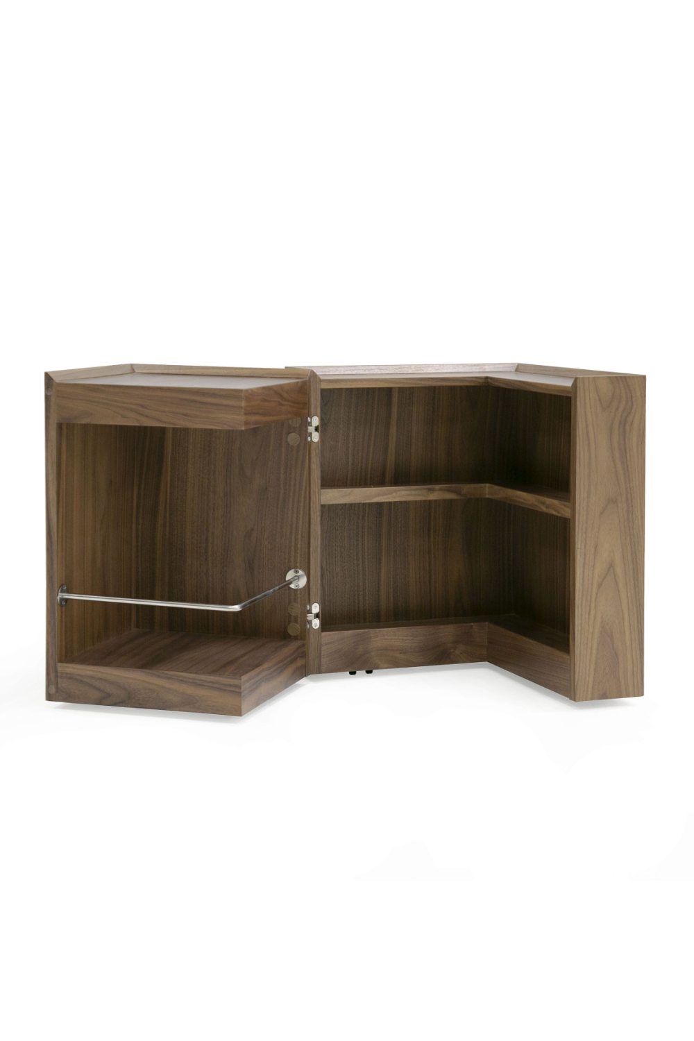 Wooden Storage Wheeled End Table | OROA Modern Delight | Oroa.com