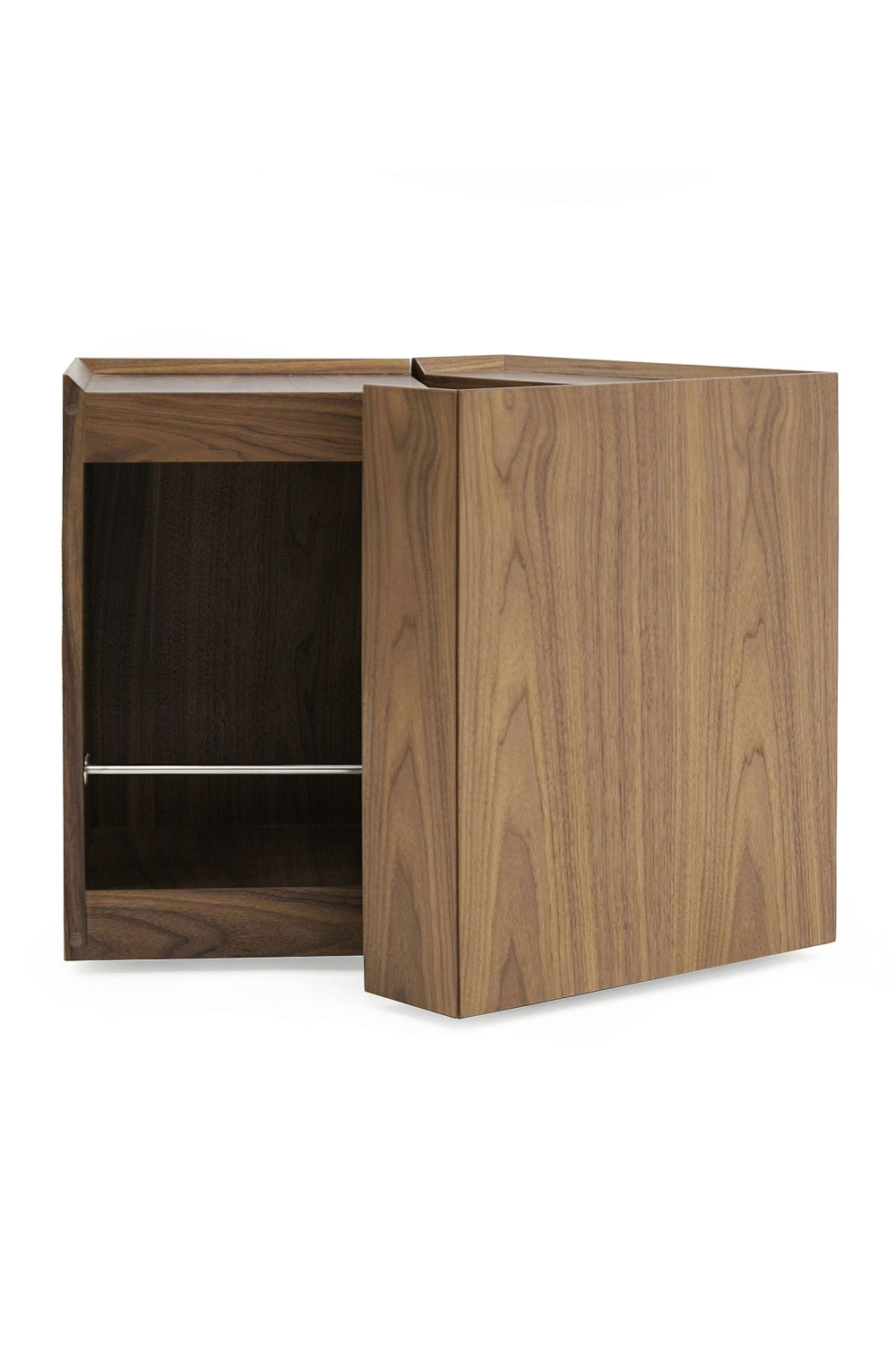 Wooden Storage Wheeled End Table | OROA Modern Delight | Oroa.com