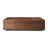Walnut Storage Coffee Table | OROA Modern Leslie