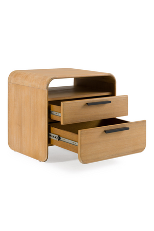 Natural Acacia Nightstand | OROA Modern Dresden | Oroa.com