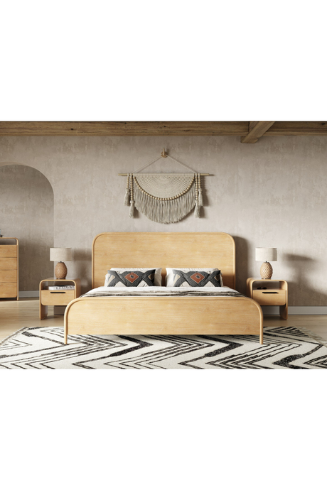Natural Acacia Nightstand | OROA Modern Dresden | Oroa.com