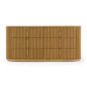 Modern European furniture - Oak Slatted 6-Drawer Dresser - www.oroa.com