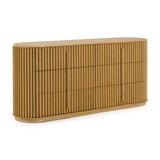 Oak Slatted 6-Drawer Dresser | OROA Modern Kayce