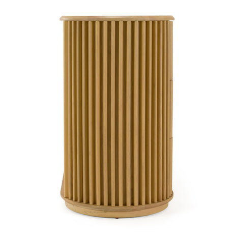 Modern European furniture - Oak Slatted 6-Drawer Dresser - www.oroa.com