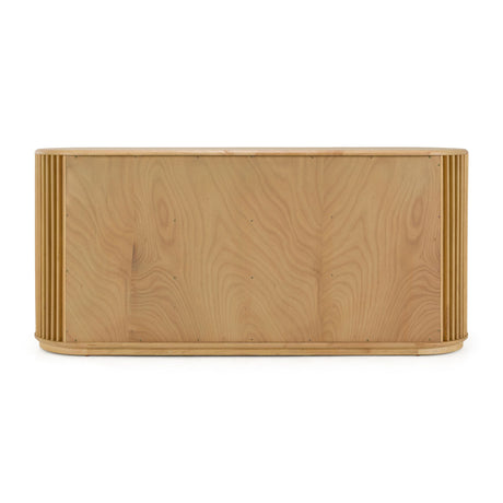 Oak Slatted 6-Drawer Dresser - OROA Modern Kayce