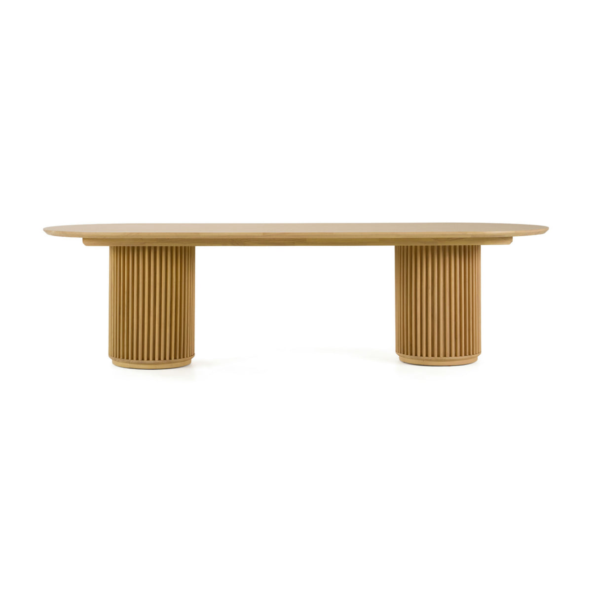 Natural Oak Oval Dining Table | OROA Modern Kayce