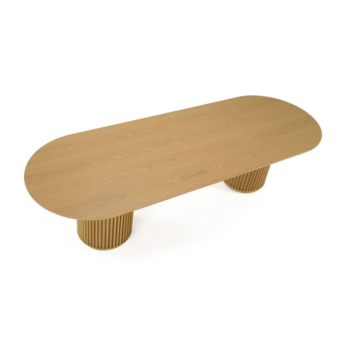 Natural Oak Oval Dining Table | OROA Modern Kayce
