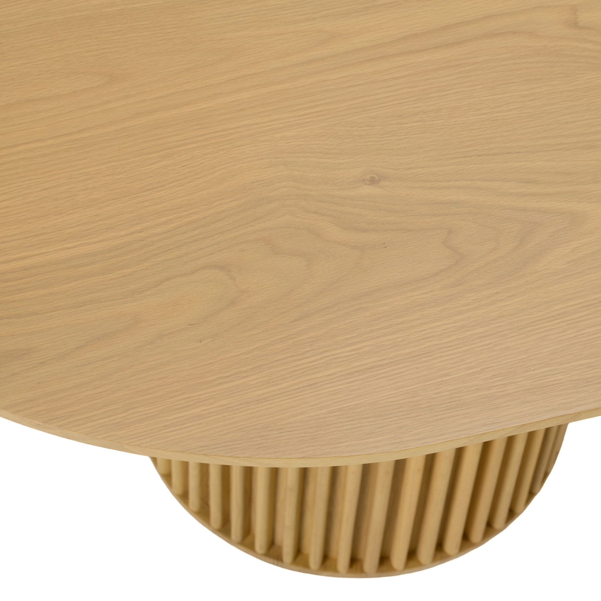 Natural Oak Oval Dining Table | OROA Modern Kayce