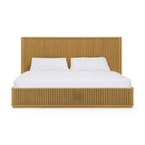 Natural Oak Slatted Bed | OROA Modern Kayce