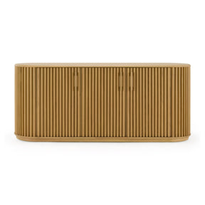 Modern European furniture - Oak Slatted 3-Door Buffet - www.oroa.com