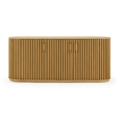Modern European furniture - Oak Slatted 3-Door Buffet - www.oroa.com