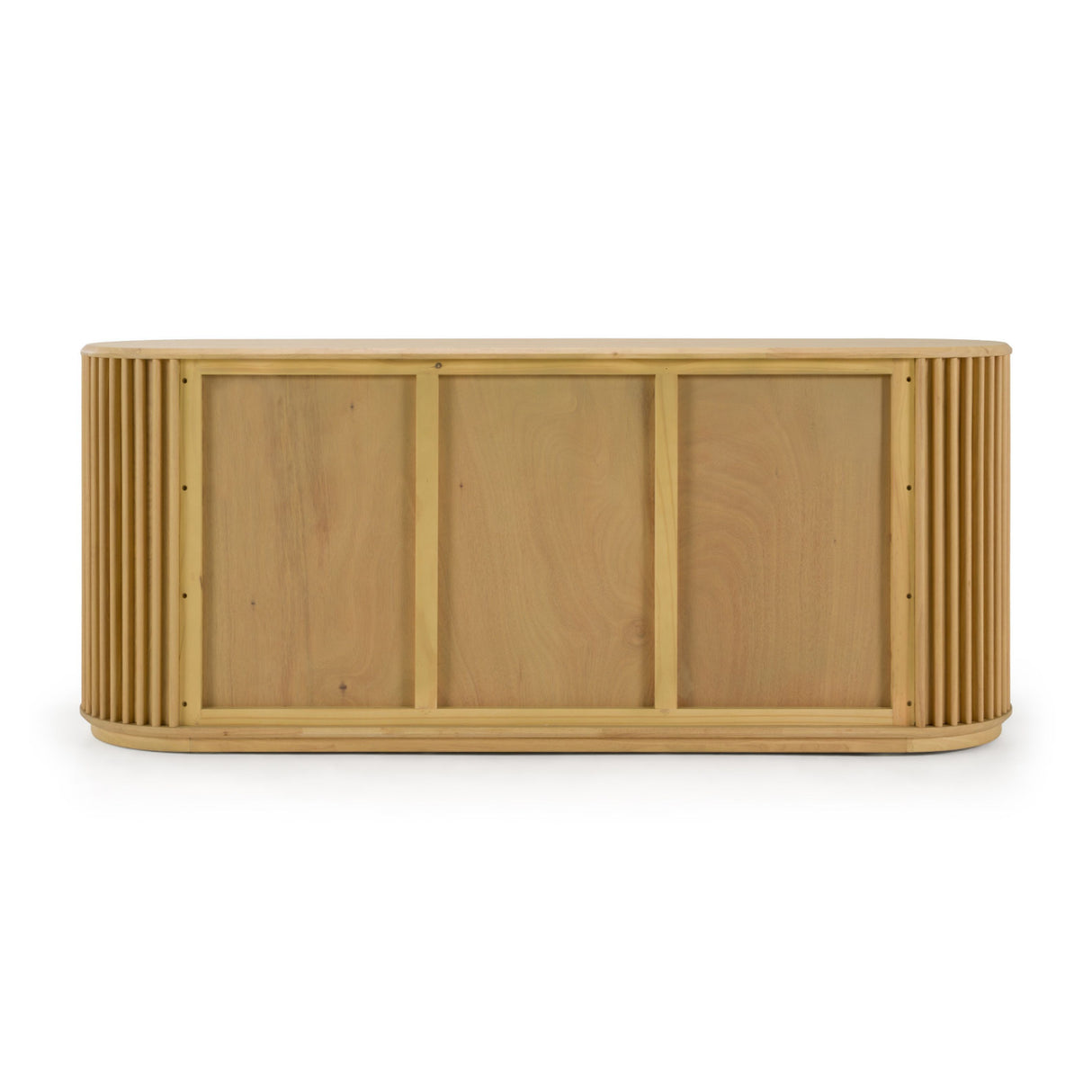 Oak Slatted 3-Door Buffet | OROA Modern Kayce