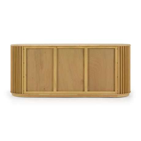 Modern European furniture - Oak Slatted 3-Door Buffet - www.oroa.com