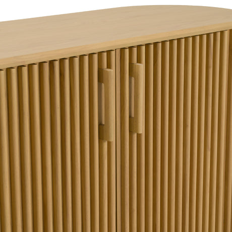 Modern European furniture - Oak Slatted 3-Door Buffet - www.oroa.com