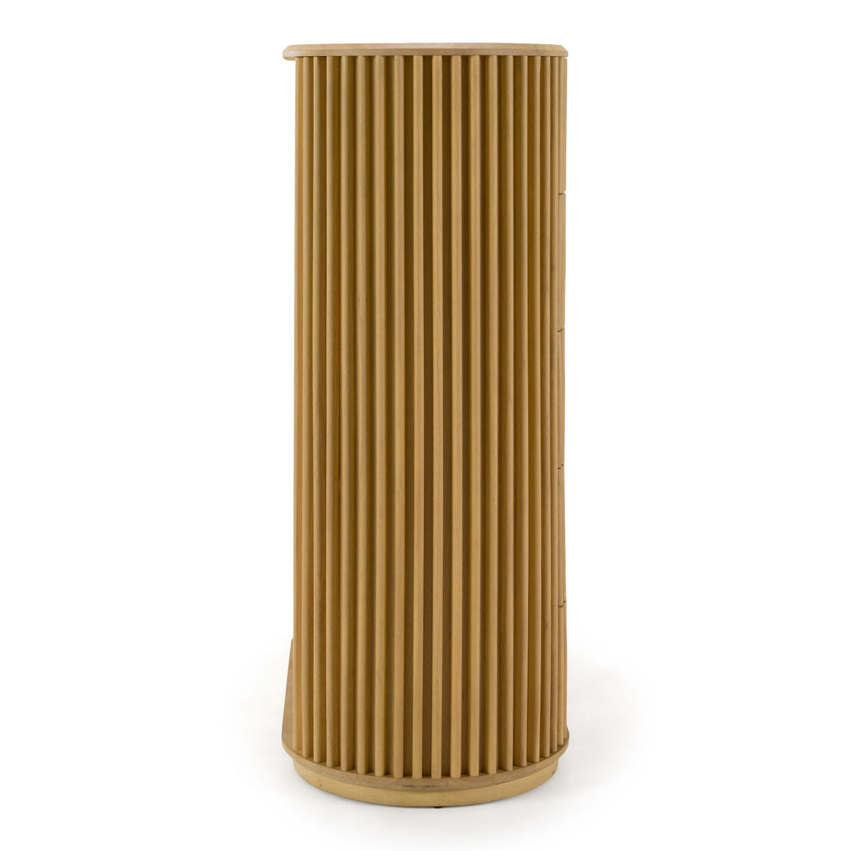 Oak Slatted 5-Drawer Chest | OROA Modern Kayce