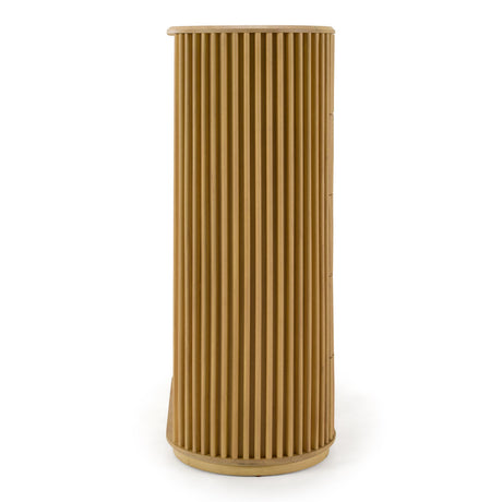 Modern European furniture - Oak Slatted 5-Drawer Chest - www.oroa.com