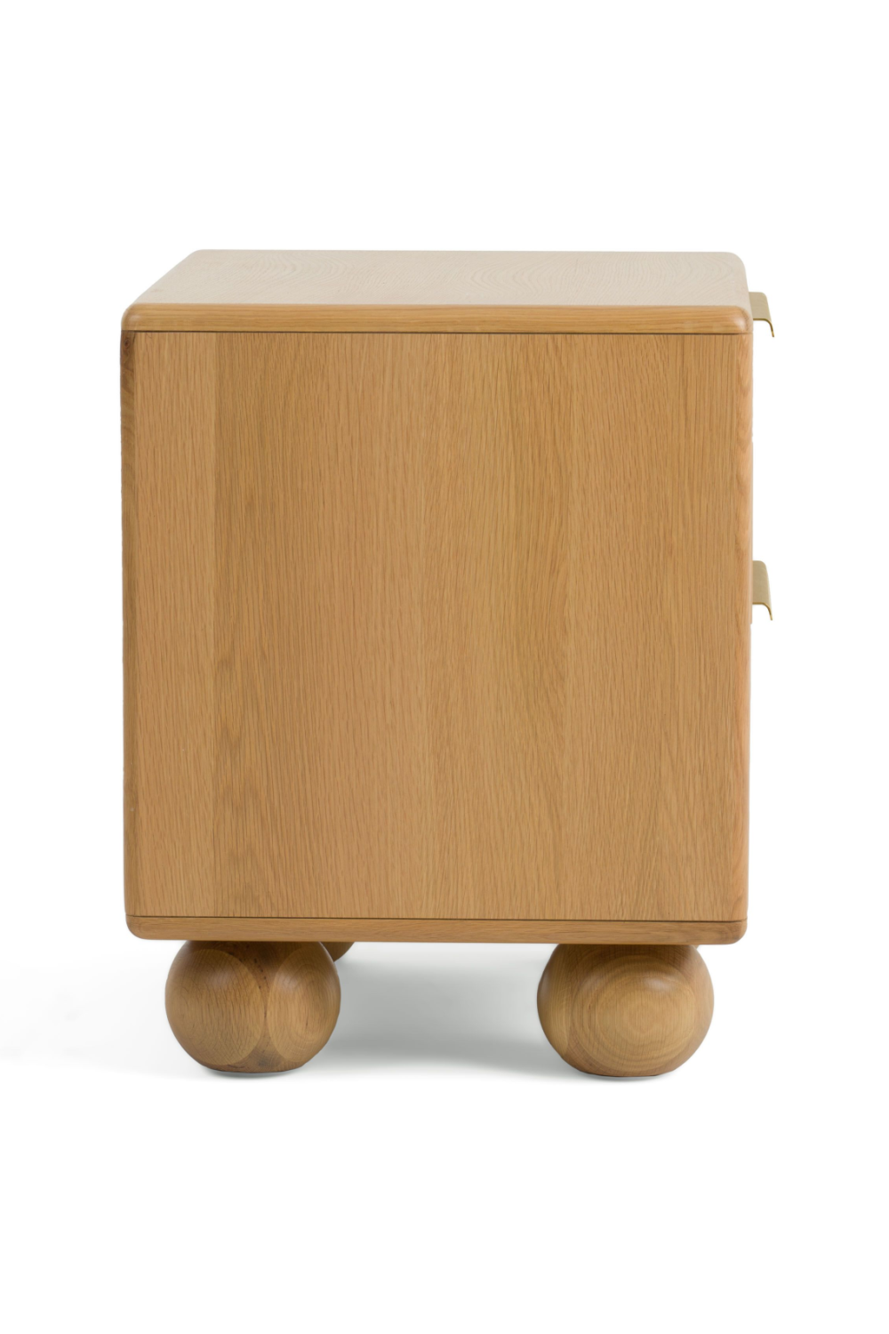Fluted Oak 2-Drawer Nightstand | OROA Modern Winters | Oroa.com