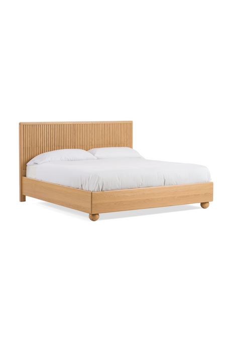 Fluted Oak Bed | OROA Modern Winters | Oroa.com