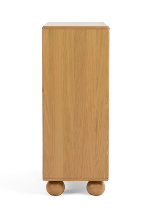 Fluted Oak 4-Drawer Chest | OROA Modern Winters | Oroa.com