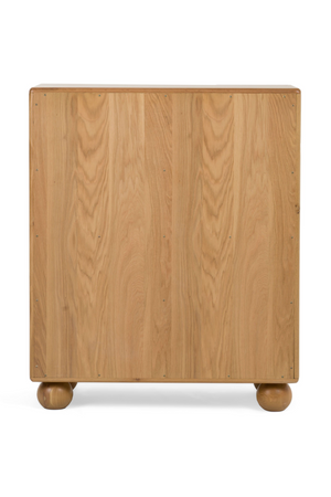 Fluted Oak 4-Drawer Chest | OROA Modern Winters | Oroa.com