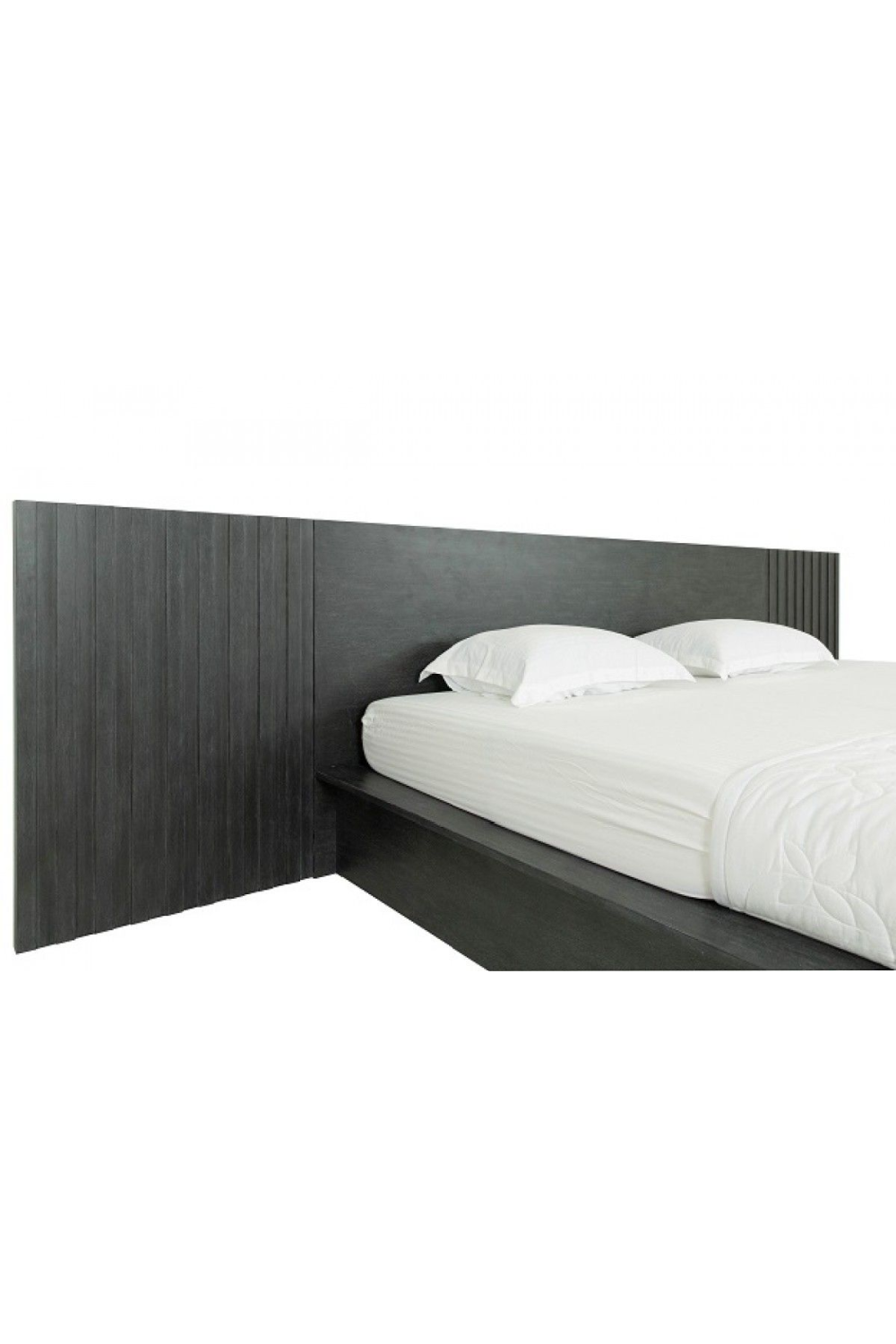 Dark Gray 2-Drawer Bed | OROA Modern Manchester | Oroa.com