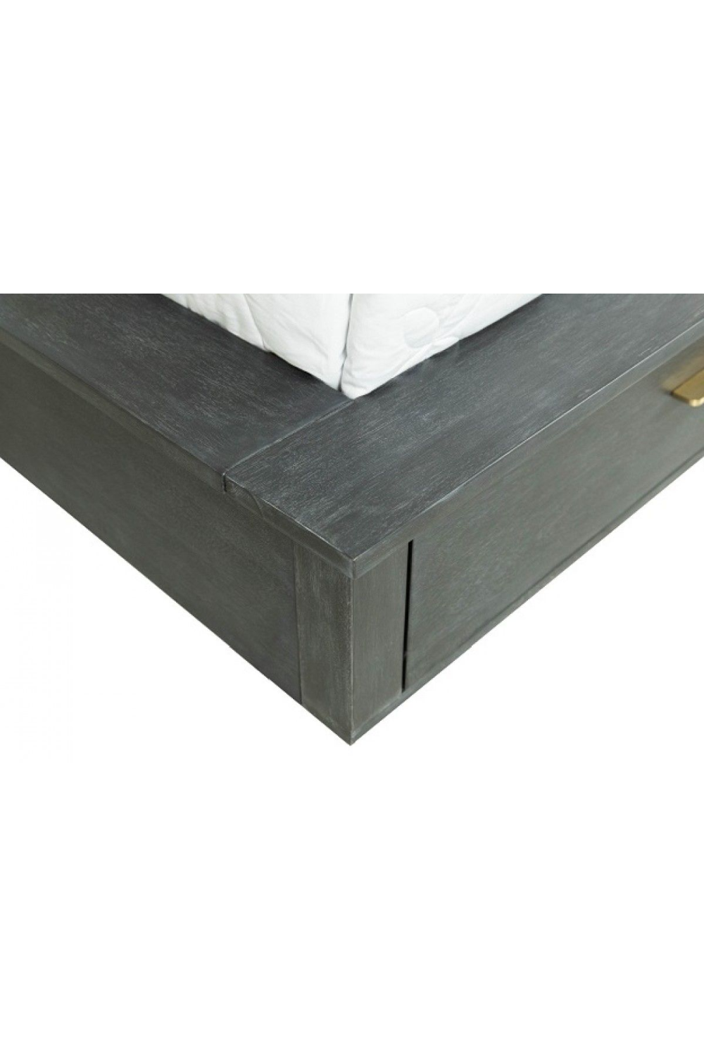 Dark Gray 2-Drawer Bed | OROA Modern Manchester | Oroa.com