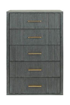 Gray Acacia 5-Drawer Chest | OROA Modern Manchester | Oroa.com
