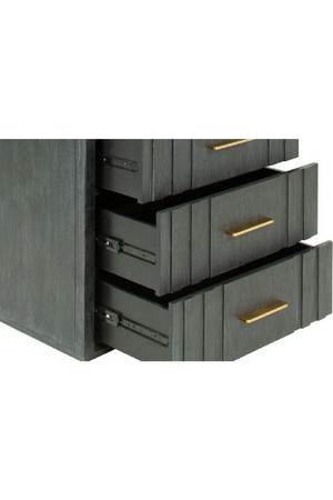 Gray Acacia 5-Drawer Chest | OROA Modern Manchester | Oroa.com