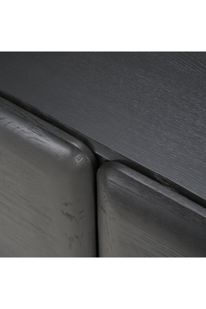 Black Lacquered 4-Door Sideboard | OROA Modern Steven | Oroa.com