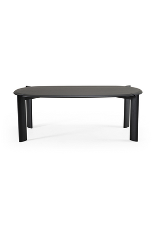 Black Wooden Oval Dining Table | OROA Modern Steven | Oroa.com