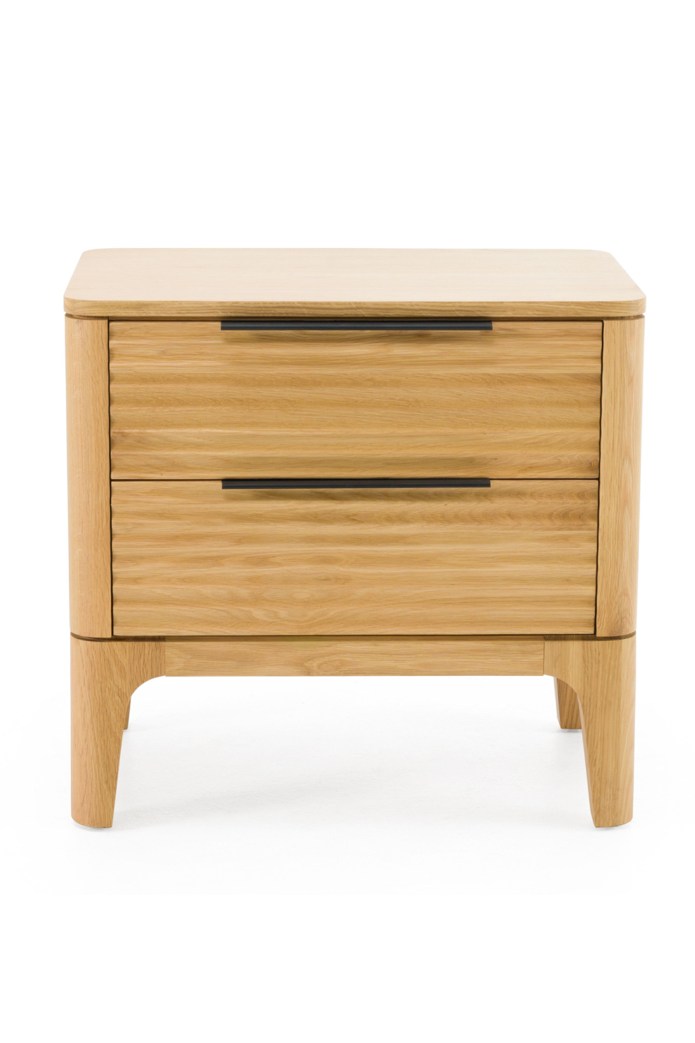 2-Drawer Solid Oak Nightstand | OROA Modern Seattle | Oroa.com
