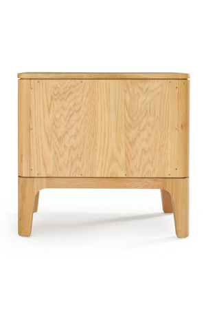 2-Drawer Solid Oak Nightstand | OROA Modern Seattle | Oroa.com