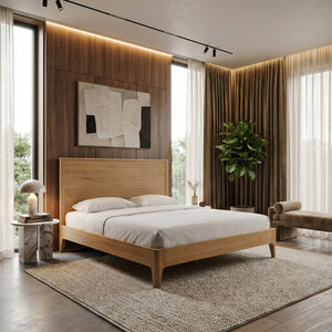   Natural Oak Bed | Oroa.com