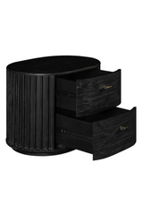 Solid Acacia 2-Drawer Nightstand | OROA Modern Fields | Oroa.com