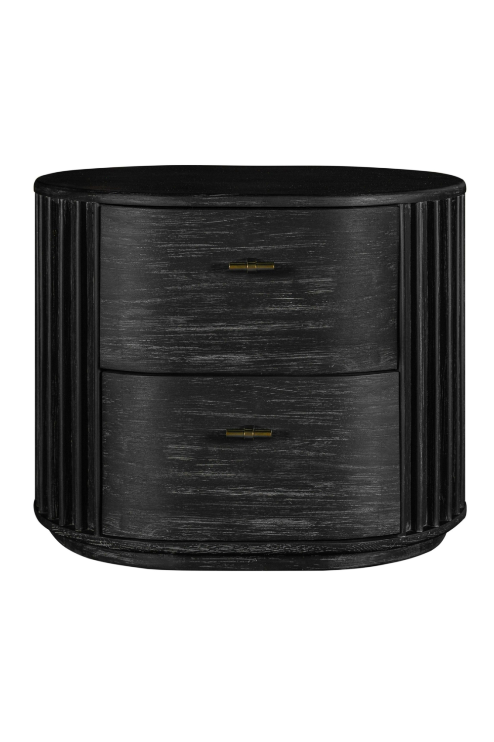 Solid Acacia 2-Drawer Nightstand | OROA Modern Fields | Oroa.com