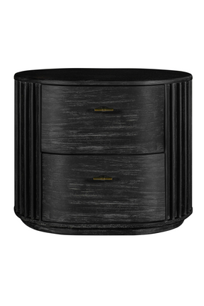 Solid Acacia 2-Drawer Nightstand | OROA Modern Fields | Oroa.com