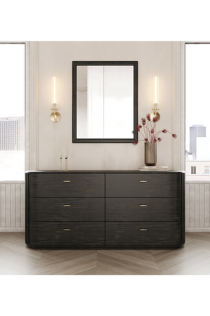 Solid Acacia 6-Drawer Dresser | OROA Modern Fields | Oroa.com