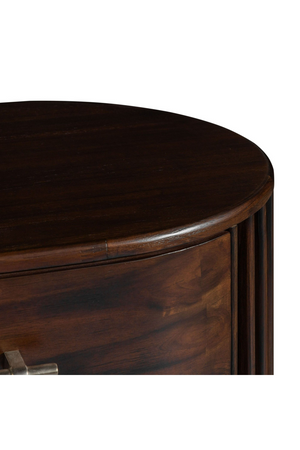 Solid Acacia 2-Drawer Nightstand | OROA Modern Fields | Oroa.com