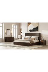 Solid Acacia 2-Drawer Nightstand | OROA Modern Fields | Oroa.com