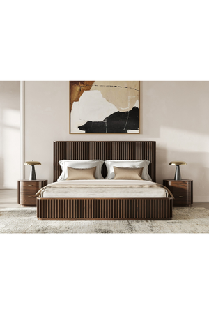 Solid Acacia 2-Drawer Nightstand | OROA Modern Fields | Oroa.com